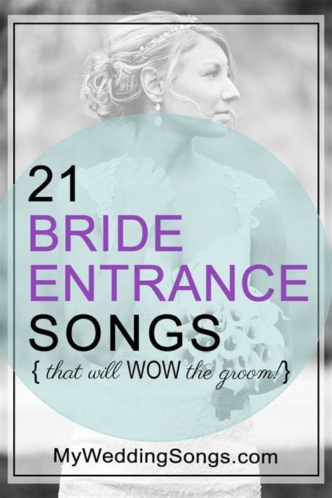 Over 600 songs to use in every part of your wedding day. . Non traditional wedding songs for bride entrance